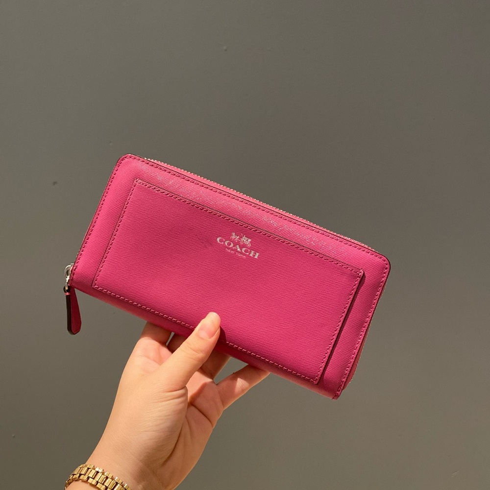 Pink Coach Wallet